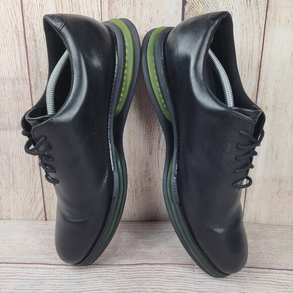 Cole Haan ØriginalGrand Energy Twin Oxford Men Size 13 Black Leather Dress Shoes - Picture 4 of 9
